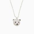 Kate Spade Jewelry | Kate Spade Bear Necklace | Color: Silver/White | Size: Os