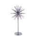 Azure 32 Hand-Blown Glass Table Lamp Chrome/Purple Glass