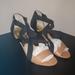 Michael Kors Shoes | Michael Kors Heeled Sandals | Color: Black/Tan | Size: 11