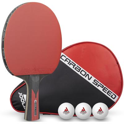 Joola Tischtennisschläger "TT-BAT Carbon Speed", (Set, mit Bällen-mit Schlägerhülle) rot Weitere Sportarten
