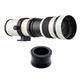 Andoer Camera MF Super Telephoto Zoom Lens F/8.3-16 420-800mm T2 Mount with M-mount Adapter Ring 1/4 Thread Replacement for Canon M M2 M3 M5 M6 Mark II M10 M50 M100 M200 Cameras