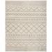 White 90 x 61 x 1.61 in Indoor Area Rug - Foundry Select Arizona Shag 741 Area Rug | 90 H x 61 W x 1.61 D in | Wayfair