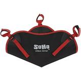 SoHo Urban Artist Stone Bag for Tripod or Easel - Stand Bag Weight Bag Hammock Boom Anchor for Weighing Down & Stabilizing or Storing Supplies - [Black with Red Trim]