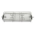 Stainless Steel Rotary Grill Basket BBQ Roaster Spit Rotisserie Ovenware Skewers Rotary Oven Baking Cage Rack Large for 30-40L Oven