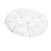 Outdoor Seat Cushion Thickened 60x60cm Water Resistance Patio Seat Cushion Pad White