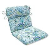 Pillow Perfect Outdoor/ Indoor Gilford Baltic Rounded Corners Chair Cushion