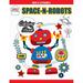 Fun Space-N-Robots Coloring Book: Fantastic Coloring Book for Girls & Boys - Lovely Robots & Space Coloring Book Designed Interior (8.5 x 11 ) (Coloring Books for Kids Children Toddlers Preschoole