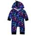 xingqing 0-2Y Newborn Baby Boy Girl Dinosaur Romper Zipper Colorful Scales Print Hooded Jumpsuit One-piece Autumn Clothes Multicolor 18-24 Months