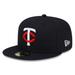 Men's New Era Navy Minnesota Twins 2023 Authentic Collection Home 59FIFTY Fitted Hat