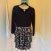 Lularoe Dresses | Lularoe Georgia L/S Tiered Skirt Dress | Color: Black | Size: M