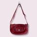 Giani Bernini Bags | Giani Bernini Red Genuine Pebble Real Leather Shoulder Crossbody Handbag | Color: Red | Size: Medium