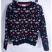 Disney Sweaters | Disney Parks Black Mickey Ears Ornaments Ugly Holiday Christmas Crew Sweater Xs | Color: Black | Size: Xs