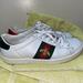 Gucci Shoes | Gucci Ace Sneaker With Embroidered Bee Size 36 Women Sneaker | Color: White | Size: 36