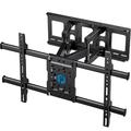 TV Wall Mount Full Motion for Most 37-75 inch LED LCD OLED Flat Curved Screen Wall Bracket TV Mount with Articulating Arms Swivel Tilt Leveling Holds up to 132lbs