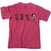 Disney Tops | Disney Minnie Mouse Pink Tee T-Shirt Top Womens Teens 4/6 Small Short Sleeve | Color: Black/Pink | Size: S