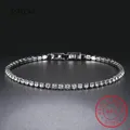 Bracelet de tennis en moissanite pour hommes et femmes bijoux fins en argent regardé JO925 diamant