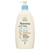 Aveeno Baby Daily Moisture Moisturizing Lotion for Delicate Skin with Natural Colloidal Oatmeal & Dimethicone Hypoallergenic Fragrance- Phthalate- & Paraben-Free 18 fl. oz (Package may vary)