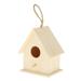 Wooden Bird House for Outdoor Hanging Outside Garden Patio Decorative for Finch Wren Robin Sparrow Hummingbird 6 as described Style6