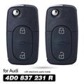 2 Remote Key Fob 433.92MHz for Audi A3 A4 A6 Quattro RS4 1997-2002 4D0 837 231 R