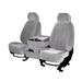 CalTrend Front Buckets O.E. Velour Seat Covers for 2006-2011 Honda Civic - HD376-08RA Light Grey Classic Insert and Trim