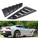 Tinki Rear Side Window Louver Cover Compatible with 2014-2019 C7 Corvette Stingray Z51 Z06 ZR1 Grand Sport Side Window Louvers Air Vent Shades Cover Trim Rear Quarter Window Cover Trim Pair