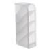 Multifunctional Pencil Organizer Desk Stationery Organizer 4 Grids Pencil Pot Makeup Brush Storage Rack For Home Classroom Kids Organizer white oblique