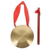 Gong Chinese Brass Cymbals Gong Percussion Hand Band Drum Traditional Opera Cymbal Instruments Crafts Meditation Zodiac