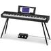 Starfavor SP-20 Digital Piano 88 Key Weighted Keyboard Piano with Keyboard Stand Piano Pedal 3-Pedal Matte Black