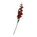 Artificial Flowers Gladioli Gladiolus Stem For Wedding Room Multi Colors Available - red 80cm