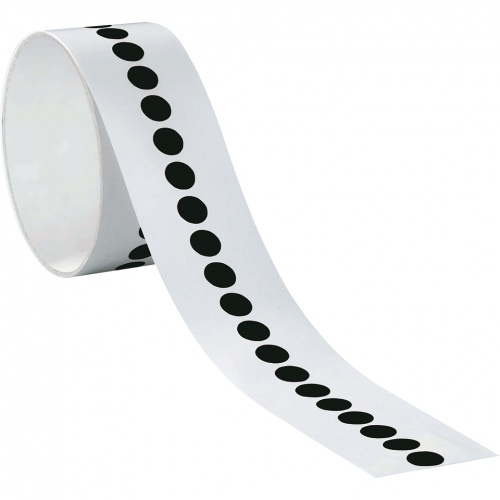 Aufkleber I Markierungspunkte, schwarz, Folie, selbstklebend, Ø 25 mm, 100/Rolle Image