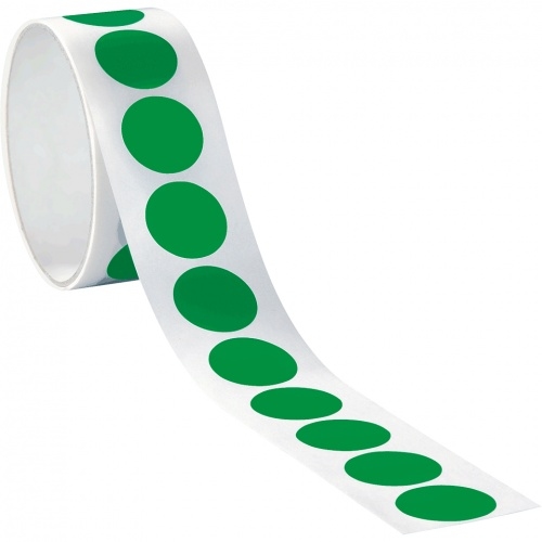 Aufkleber I Markierungspunkt, blanko, grün, Folie, selbstklebend, Ø 37mm, 100/Rolle Image