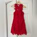 Free People Dresses | Nwt Free People Mini Lace Dress | Color: Red | Size: Xs