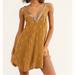 Free People Dresses | Free People Rising Sun Slip Dress, Size S. Nwt. | Color: Gold/Yellow | Size: S