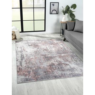 Teppich "Avery", bunt (grau, braun, terrakotta), B:160cm H:10mm L:230cm, Polyester, MYFLAIR MÖBEL & ACCESSOIRES, Teppiche, Kurzflor, modernes Design, waschbar, In- und Outdoor geeignet Image