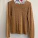 J. Crew Sweaters | Jcrew Xs Argyle Camel Sweater | Color: Brown/Tan | Size: Xs