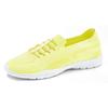 Sneaker LASCANA, Damen, Gr. 35, gelb (hellgelb), Obermaterial: 100% Textilmaterial. Futter: 100% Textilmaterial. Decksohle: 100% Textilmaterial. Laufsohle: 100% Synthetik, unifarben, sportlich, Schuhe, Slipper, Halbschuh, zum Reinschlüpfen, leichtes...