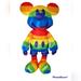 Disney Toys | Disney Rainbow Pride Mickey Mouse 15.5” Plush Stuffed Multi Color Plushie | Color: Blue/Red | Size: Osbb