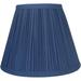 eTeckram Mushroom Pleated Softback Lamp Shade Faux Silk 5-inch by 9-inch by 7-inch Navy Blue Spider-fitter