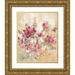 Vassileva Silvia 20x24 Gold Ornate Wood Framed with Double Matting Museum Art Print Titled - Floral Reflections I