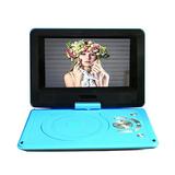 25cm/9.8inch Portable DVD Player Children Video TV Player with CD Antenna Remote Control 270 Rotatable 100-240V Car CD Player for Home Entertainment