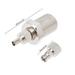 GENEMA F Female To TS9 & CRC9 Male Plug Coaxial Adapter RF Connector Nickel Plated