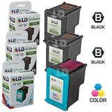 Remanufactured Hewlett Packard HP C9362WN (92) and C9361WN (93) Set of 3 Ink Cartridges: Includes 2 Black and 1 Color