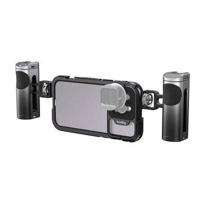 SmallRig Mobile Video Cage Kit with Dual Handles for iPhone 14 Pro Max 4078