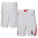 Youth Jordan Brand White Philadelphia 76ers 2022/23 City Edition Swingman Shorts