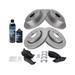 2006-2010 Jeep Commander Front and Rear Brake Pad and Rotor Kit - TRQ