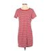 Old Navy Casual Dress: Red Stripes Dresses - Women's Size Small