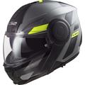 LS2 FF902 Scope Max Casco, nero-grigio-giallo, dimensione S