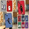 Coque de joueur de basket-ball pour iPhone coque de téléphone 14 13 12 11 Pro Max Poly XS X