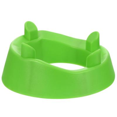 Basketball Football Ball Display Stand Plastic with 4 Support Feet, Green