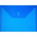 Lion Design-R-Line Poly Envelope 9 3/8 x 13 Inches Transparent Blue Pack of 6 (22080-BL-6P)